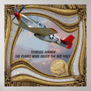 O Poster de Tuskegee Airmen-RED TAILS