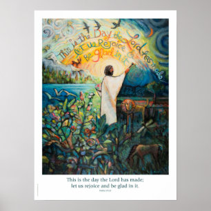 O poster do 118:24 do salmo, este é o dia