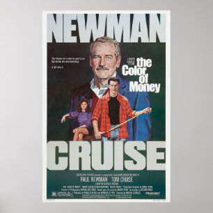 O poster do filme "Cor do Dinheiro"