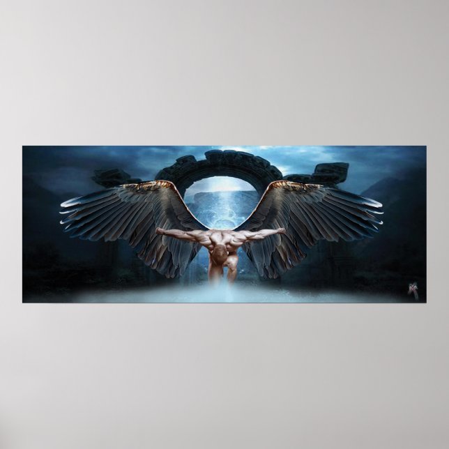 O Poster do indicador leve (Frente)