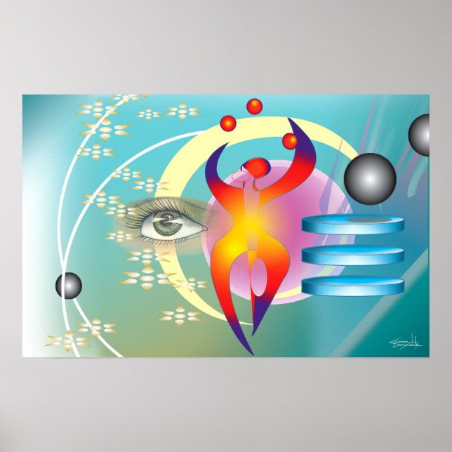 O Poster do Juggler (Frente)