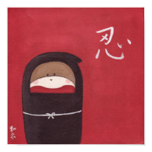 O Poster do Macaco Sock Ninja