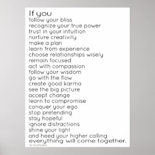 O poster do manifesto de Tarot