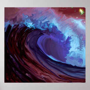O poster do mar do outro mundo