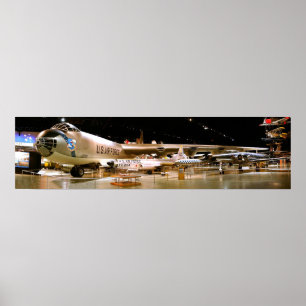 O poster do pacificador de Convair B-36