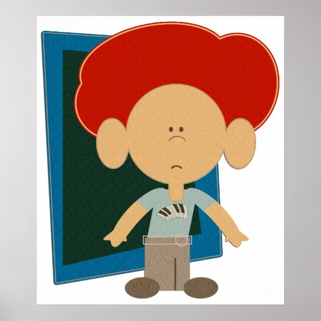 O Poster do Piano Player (Frente)