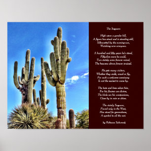 O Poster do Poema do Saguaro