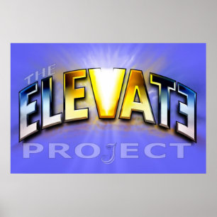 O poster do projeto da elevação