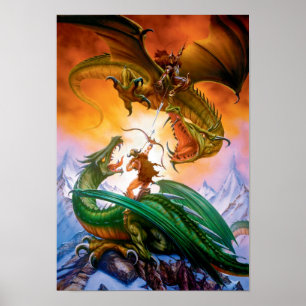 O Poster Duel Dragon