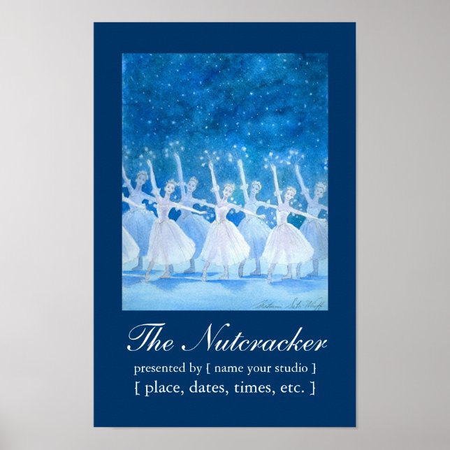 O Poster Nutcracker (personalizável) (Frente)