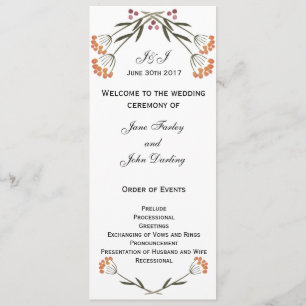 O povo floresce o programa do casamento