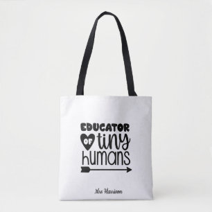 O presente do professor tote Bag, personalizado e