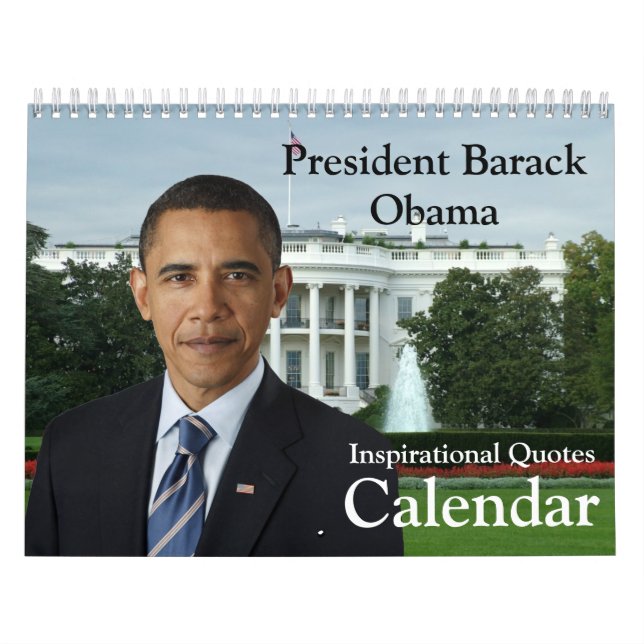 O presidente Barack Obama cita o calendário anual (Capa)