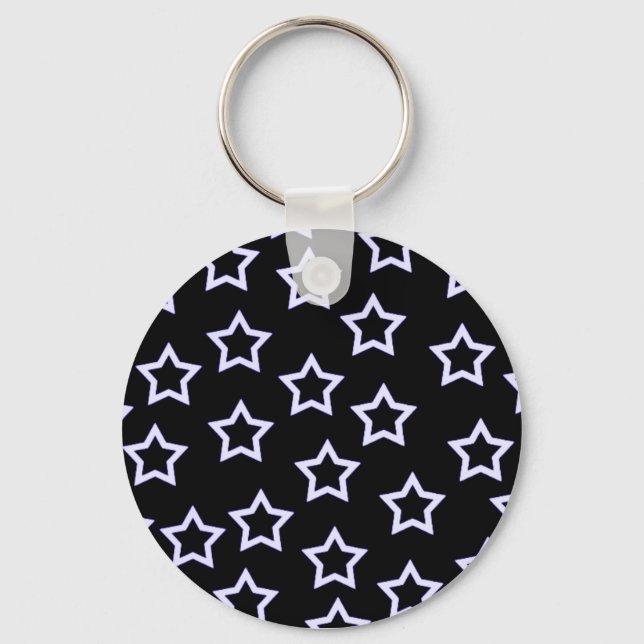 O preto Stars o chaveiro (Frente)
