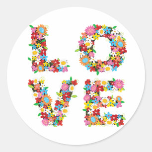 O primavera do AMOR floresce a etiqueta