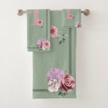 O Primavera do conjunto de toalhas de banho está a