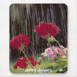 O primavera rega o mousepad