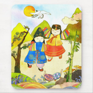 O primeiro aniversário Mousepad do bebê coreano