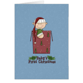 O primeiro cartão de Natal do Baby Boy