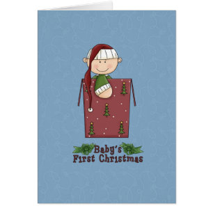 O primeiro cartão de Natal do Baby Boy