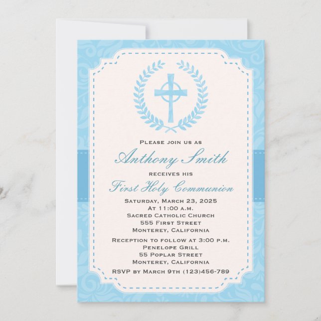 O Primeiro Convite Comunitário de Menino (Frente)