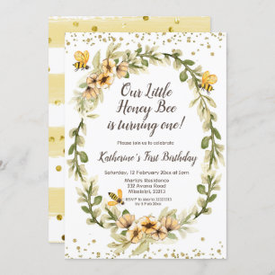 O Primeiro Convite De Aniversário Do Querida Bee