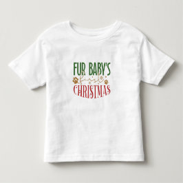 O primeiro Natal do Bebê Fur - Camiseta de Natal p