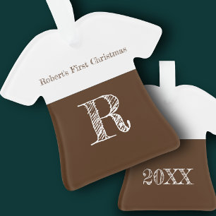 O Primeiro Ornamento de Natal do Baby Boy