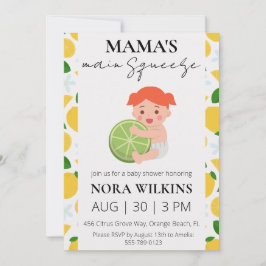 O principal convite para chás de fraldas de citrin