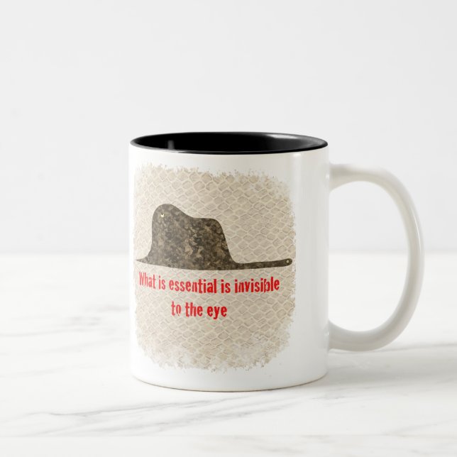 O príncipe pequeno Grunge Caneca (Direita)