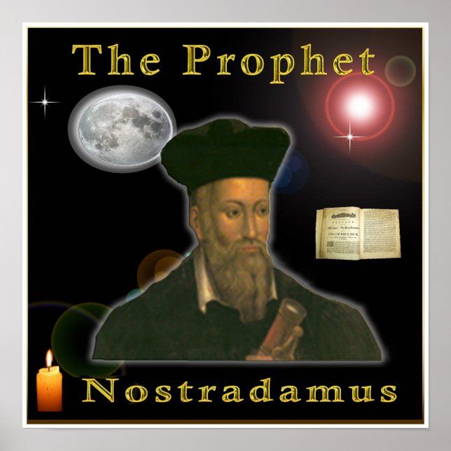 O profeta Nostradamus Poster (Frente)