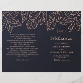 O programa de casamento de ouro marinho dobrou. Az