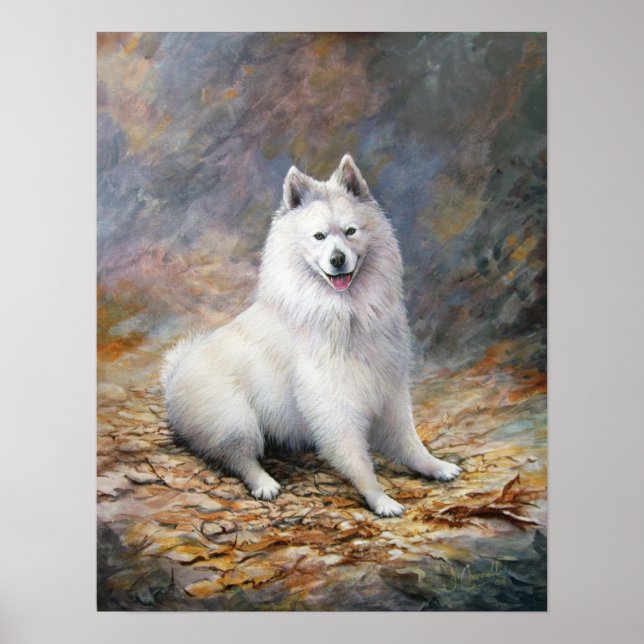 'O Pround Samoyed' - Impressão De Telas (Frente)