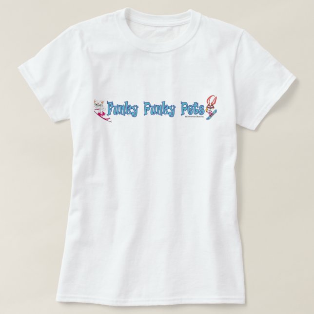 O Punky Funky Pets t-shirt (Frente do Design)