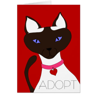 O purr-fect Moira ADOTA os cartões - customizáveis
