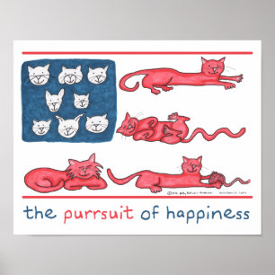 O Purrsuit do poster da felicidade