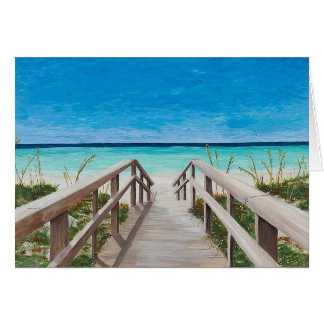 O quadro da calçada, cartão de melhoras (Frente Horizontal)