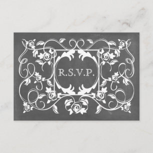 O quadro inspirou os rosas que Wedding RSVP