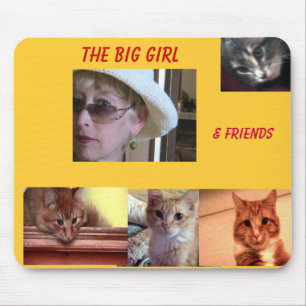 O quarteto Mousepad da menina grande