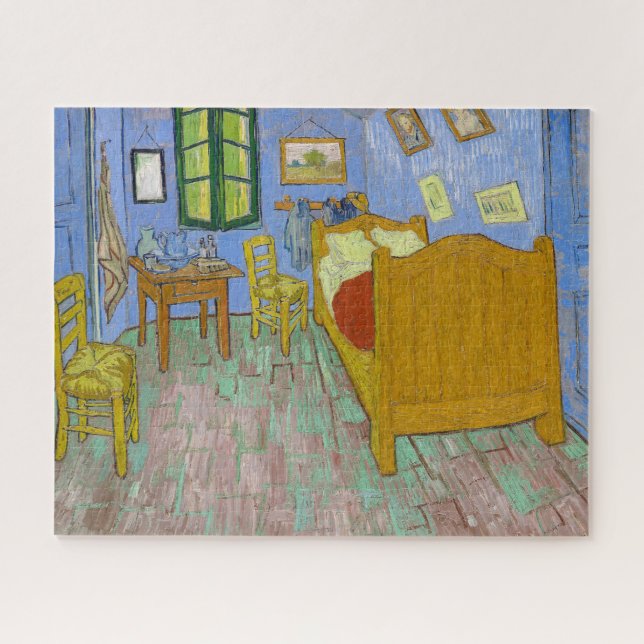 O quarto de Vincent van Gogh Quebra-cabeça (Horizontal)