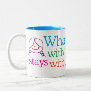 O que acontece com a caneca das irmãs