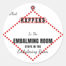 O que Acontece na Sala de Embalmagem Vegas Adesivo