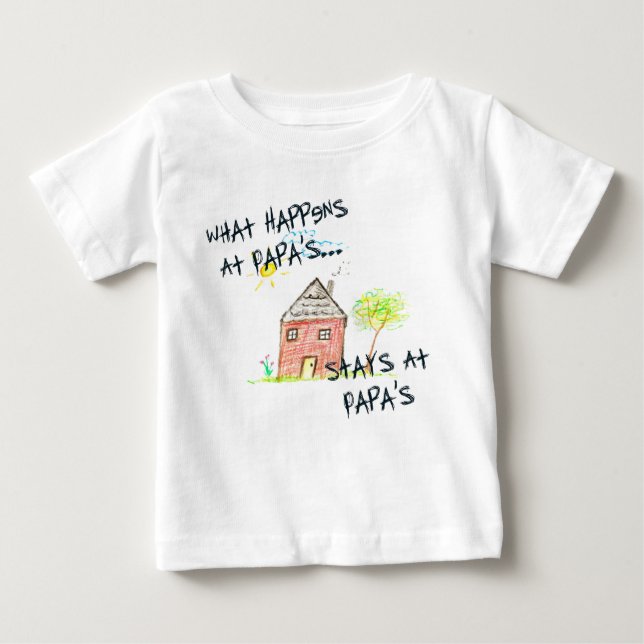 O que acontece no t-shirt da papá (Frente)