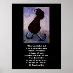 "O que ama o olhar como?" Poster