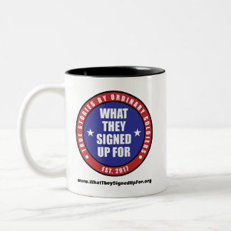 O que assinaram acima para a caneca