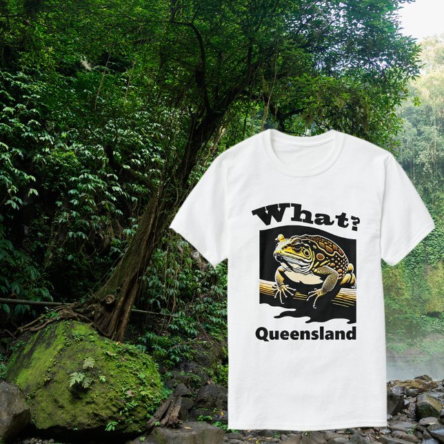 O quê? Camiseta do Queensland Cane Toad (Criador carregado)