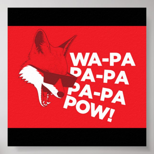 O Que Diz A Raposa Poster (Frente)