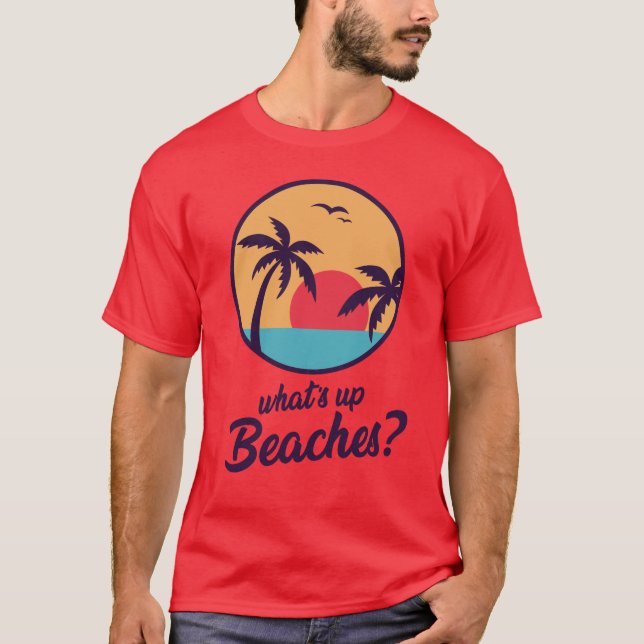 O que é acima do t-shirt de Brooklyn 99 das praias (Frente)