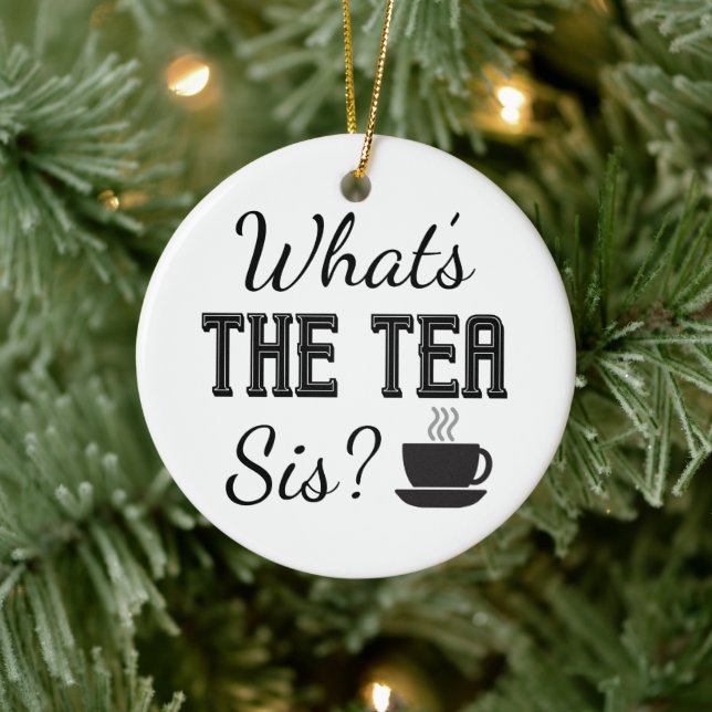 O que é o Tea Sis? Ornamento cerâmico (Árvore)