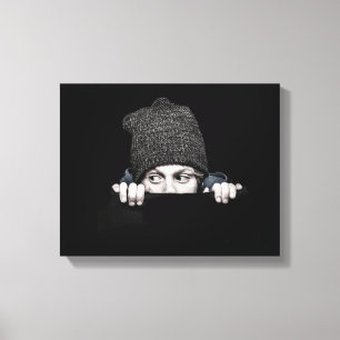 O que está acontecendo? impressão em canvas